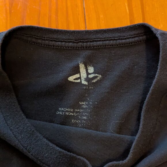 PlayStation Logo Men’s Long Sleeve Shirt – Black, Size XL - Picture 6 of 9